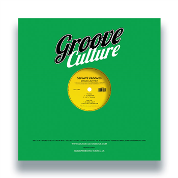 Definite Grooves Disco Light EP - GROOVE CULTURE