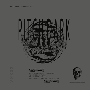 Various Artists Pitch Dark VA [stickered sleeve] - Pure Hate Trax