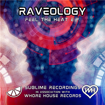 K69 & Dream Frequency - Raveology - Feel The Heat [printed sleeve / blue & red butterfly vinyl] - Sublime Recordings
