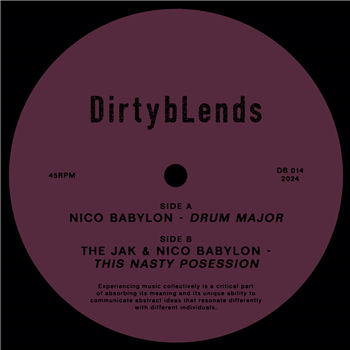 NICO BABYLON / THE JAK - DIRTY BLENDS NICO BABYLON / THE JAK - DIRTY BLENDS