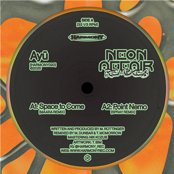 Ayu - Neon Affair [Remixes] - Harmony Rec.
