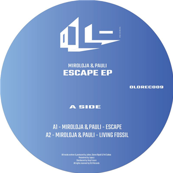 Miroloja & Pauli - Escape EP - OLO Records Miroloja & Pauli - Escape EP - OLO Records