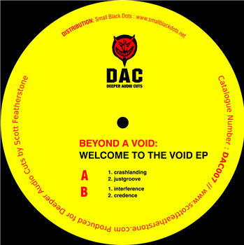 Beyond A Void - Welcome To The Void EP - DEEPER AUDIO CUTS