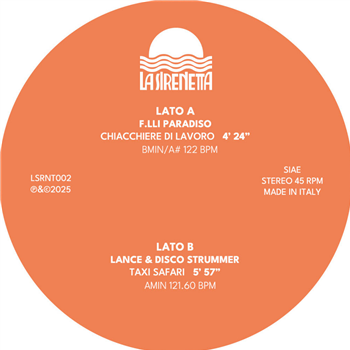 F.lli Paradiso, Lance & Disco Strummer - La Sirenetta
