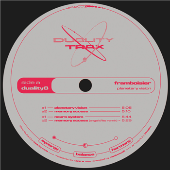 Framboisier - Planetary Vision EP - Duality Trax Framboisier - Planetary Vision EP - Duality Trax