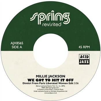 Millie Jackson - We Got To Hit It Off (Dimitri From Paris Liberated Woman Edit) - Acid Jazz Millie Jackson - We Got To Hit It Off (Dimitri From Paris Liberated Woman Edit) - Acid Jazz
