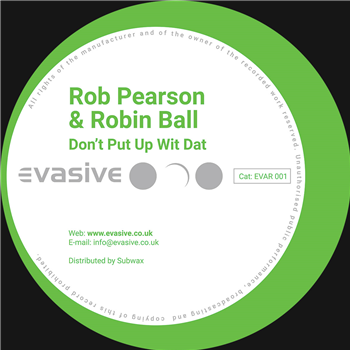 Rob Pearson & Robin Ball - Evasive Records