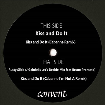 J Gabriel & Connie Yin - Kiss and Do It EP (Cabanne, Bruno Pronsato RMXS) - Convent J Gabriel & Connie Yin - Kiss and Do It EP (Cabanne, Bruno Pronsato RMXS) - Convent