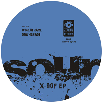 SOUR - X-00F EP [transparent blue vinyl] - Zodiak Commune Records