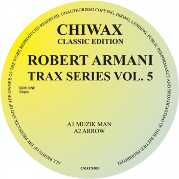 ROBERT ARMANI - TRAX SERIES. VOL. 5  - Chiwax