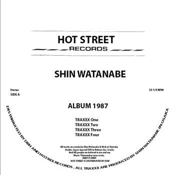 SHIN WATANABE - ALBUM 1997 (12" - Mini-LP) - Hot Street Records SHIN WATANABE - ALBUM 1997 (12" - Mini-LP) - Hot Street Records