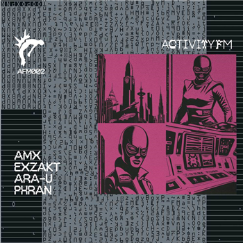 PHRAN, AMX, EXZAKT, ARA-U - AFM 002 (PURPLE VINYL / incl Poster)  - ACTIVITY FM