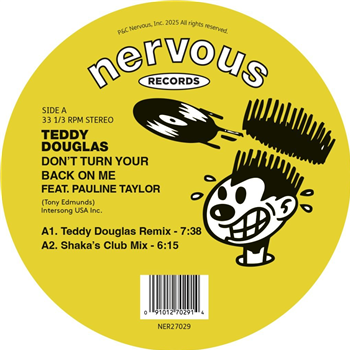 Teddy Douglas - Dont Turn Your Back On Me - NERVOUS RECORDS