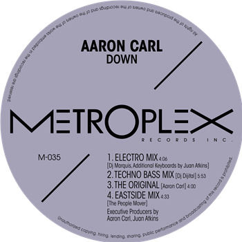 Aaron Carl - Down - Metroplex