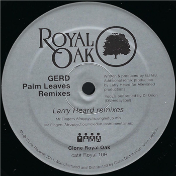 Gerd - Palm Leaves remixes (L.Heard, Deetron) 2025 Snowy white vinyl - Clone Royal Oak
