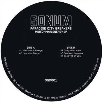 Paradise City Breakers - Midsommar Energy EP - SONUM Paradise City Breakers - Midsommar Energy EP - SONUM