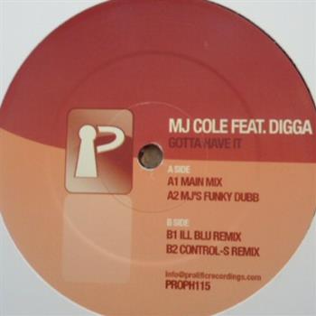MJ Cole feat. Digga - Prolific Recordings