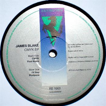 James Blake - CMKY EP *Repress - R and S Records