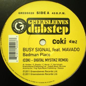 Busy Signal Feat. Mavado / Coki - Greensleeves Dubstep