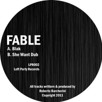 Fable - Blak EP - Loft Party Records