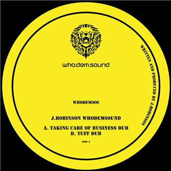 J. Robinson WhoDemSound (Incl Sticker) - WhoDemSound
