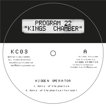 Hidden Operator - Horns Of The Phantom 10" - Kings Chamber