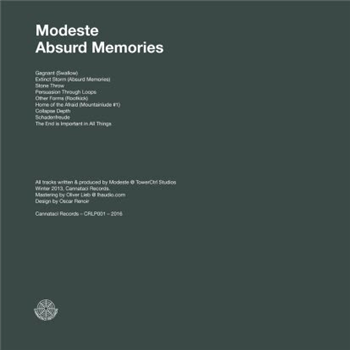 Modeste - Absurd Memories (2 X LP) - Cannataci