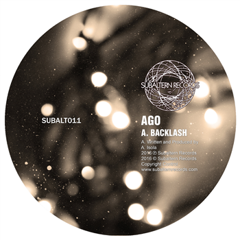 Ago - Backlash EP - Subaltern Records