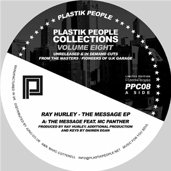 Ray HURLEY - The Message EP - Plastik People