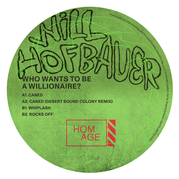 Will Hofbauer - Who Wants To Be A Willionaire? EP - Homage