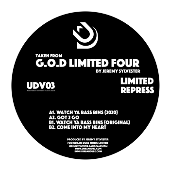 Jeremy Sylvester - Taken from G.O.D Limited Four (Repress/Reissue) - Urban Dubz Music
