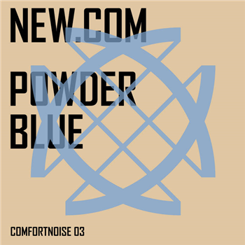 new.com - Powder Blue (pantone print kraft sleeve + stickers) - Comfortnoise