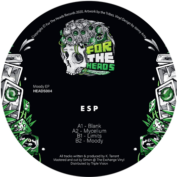 e s p - Moody EP [incl. dl code + insert] - For The Heads Records