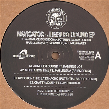 Navigator Feat. Ranking Joe / Liondub / Marcus Visionary / Jah Lingua / Aries - Junglist Sound EP - Liondub-ODT Muzik Navigator Feat. Ranking Joe / Liondub / Marcus Visionary / Jah Lingua / Aries - Junglist Sound EP - Liondub-ODT Muzik