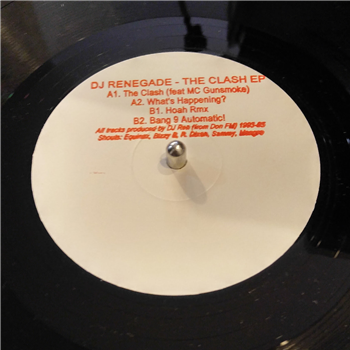 DJ Renegade - The Clash EP - 8205 Recordings DJ Renegade - The Clash EP - 8205 Recordings