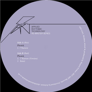 Photek - T Raenon (Remastered Edition)
 - Applied Rhythmic Technology (ART)