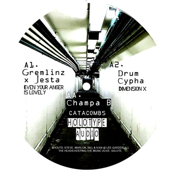 Gremlinz x Jesta / Drum Cypha / Champa B - Holotype Audio Gremlinz x Jesta / Drum Cypha / Champa B - Holotype Audio