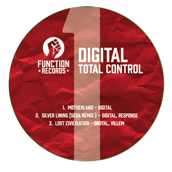 Digital - Total Control LP Pt. 1 (Red Vinyl) - Function Records