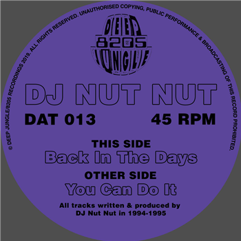 DJ Nut Nut - Deep Jungle / 8205 Recordings