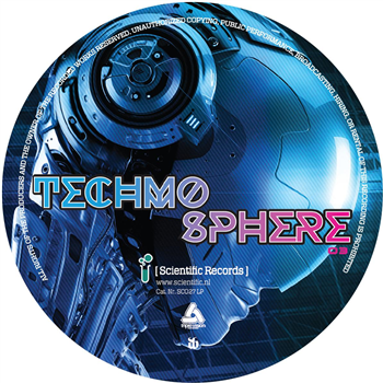 Techmosphere .03 LP [blue marbled] - Mav - Silence Groove - Bungle - Actraiser - Naibu - DJ Trax - Scientific Records