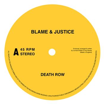 Blame & Justice - Death Row / Muderin M.C - Modern Urban Jazz