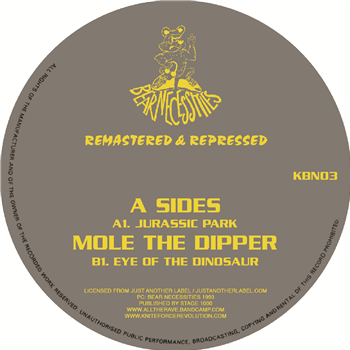 A Sides / Mole The Dipper ‘Jurassic Park Remasters’ EP - Kniteforce Records