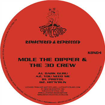 Mole The Dipper & The 3D Crew ‘Dark Guru Remasters’ EP - Kniteforce Records