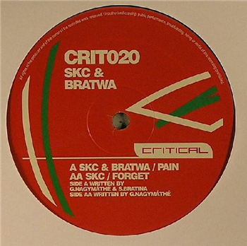 SKC & Bratwa - Pain / Forget - Critical Recordings