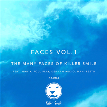 Various Artists - Faces Vol.1 - The Many Faces of Killer Smile [Blue & White Marbled Vinyl] - Killer Smile