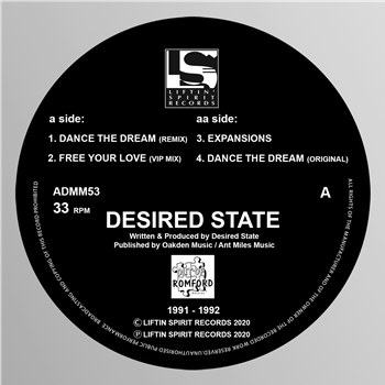Desired State - Dance The Dream E.P (1991 - 1992) - Liftin Spirit Records