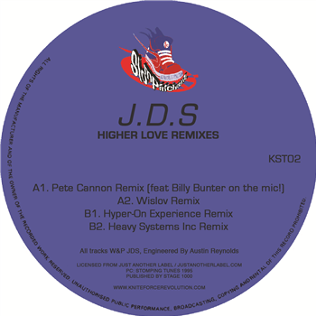 J.D.S ‘Higher Love Remixed’ EP - Kniteforce / Stompin Tunes