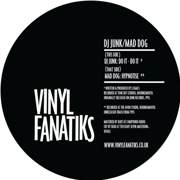 DJ Junk/Mad Dog - ORANGE VINYL - Vinyl Fanatiks