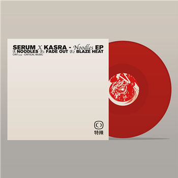 Serum & Kasra - Noodles EP [full colour embossed sleeve / red vinyl / incl. dl code] - Critical Music
