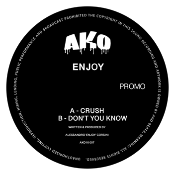 AKO10 Series Presents: Enjoy [Limited Smoke 10" Vinyl] - AKO Beatz